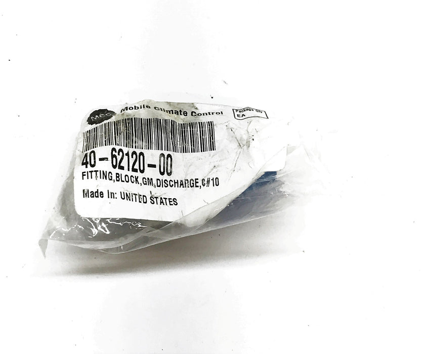 Mobile Climate Control MCC Fitting Block #10 40-62120-00 NOS
