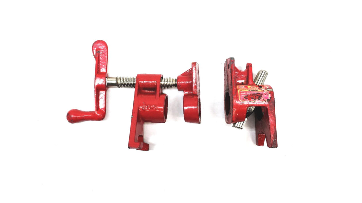 Pittsburg 3/4 Inch Pipe Clamp Set 94053 USED