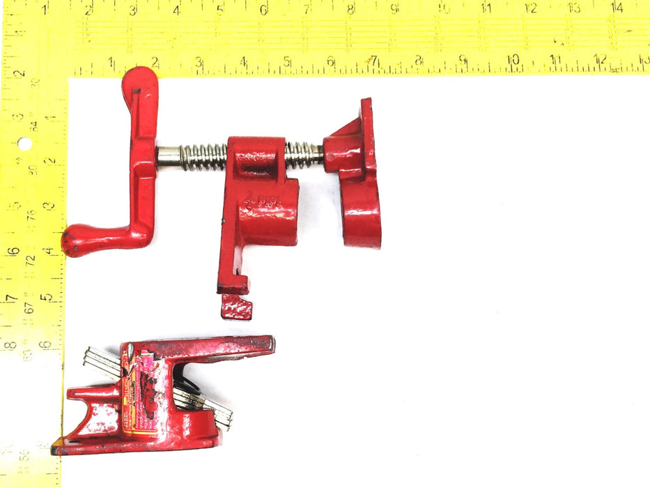 Pittsburg 3/4 Inch Pipe Clamp Set 94053 USED