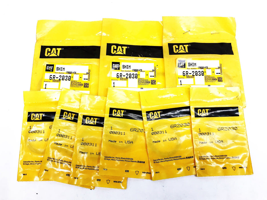 Caterpillar OEM Shim 6R-2030 [Lot of 9] NOS