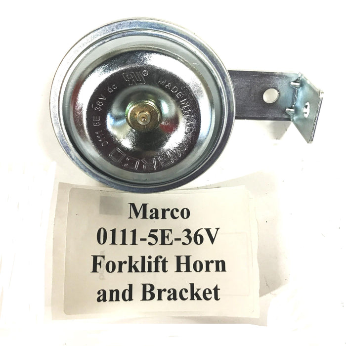 Marco Forklift Horn and Bracket 0111-5E-36V NOS