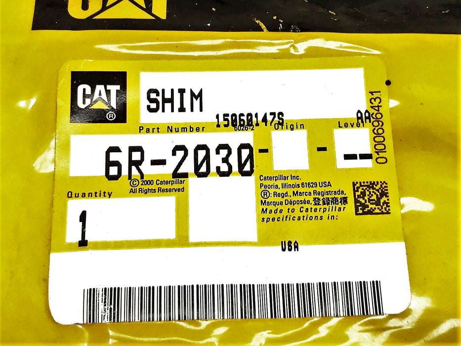 Caterpillar OEM Shim 6R-2030 [Lot of 9] NOS