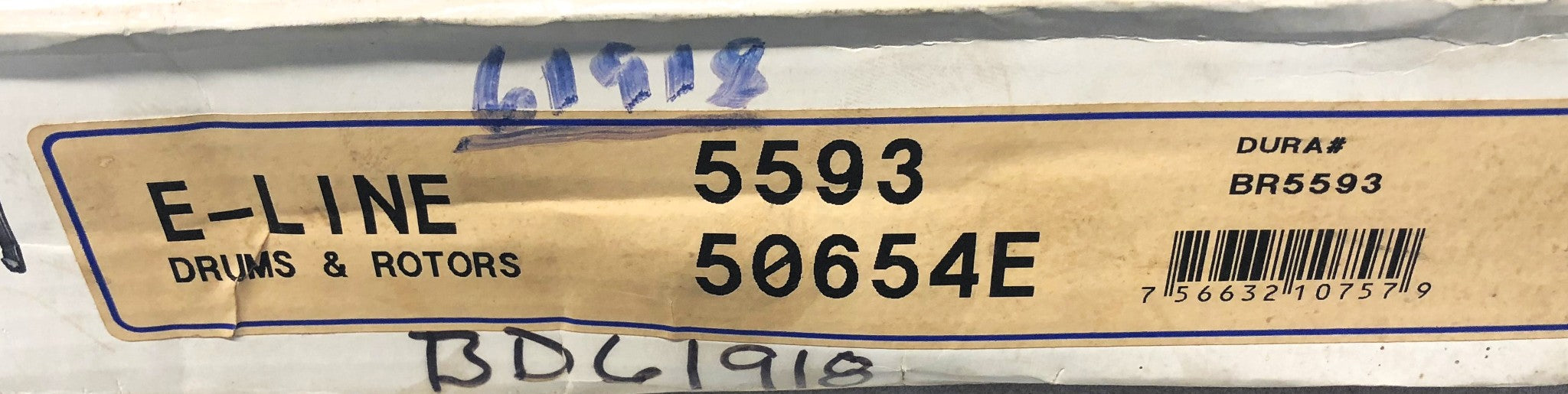 E-Line Disc Brake Rotor BR5593 (BD61918) NOS