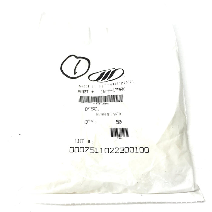 MCI Motor Coach Industries Fleet Support Nylon Washer 19-2-179PK [Lot of 50] NOS