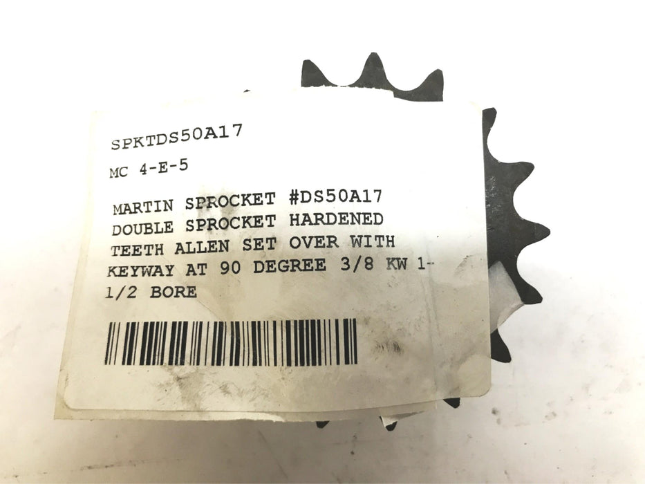 Martin 17-Tooth Roller Chain Sprocket DS50A17 NOS