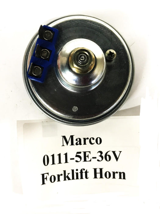 Marco Forklift Horn 0111-5E-36V NOS — governmenttransitsurplus.com
