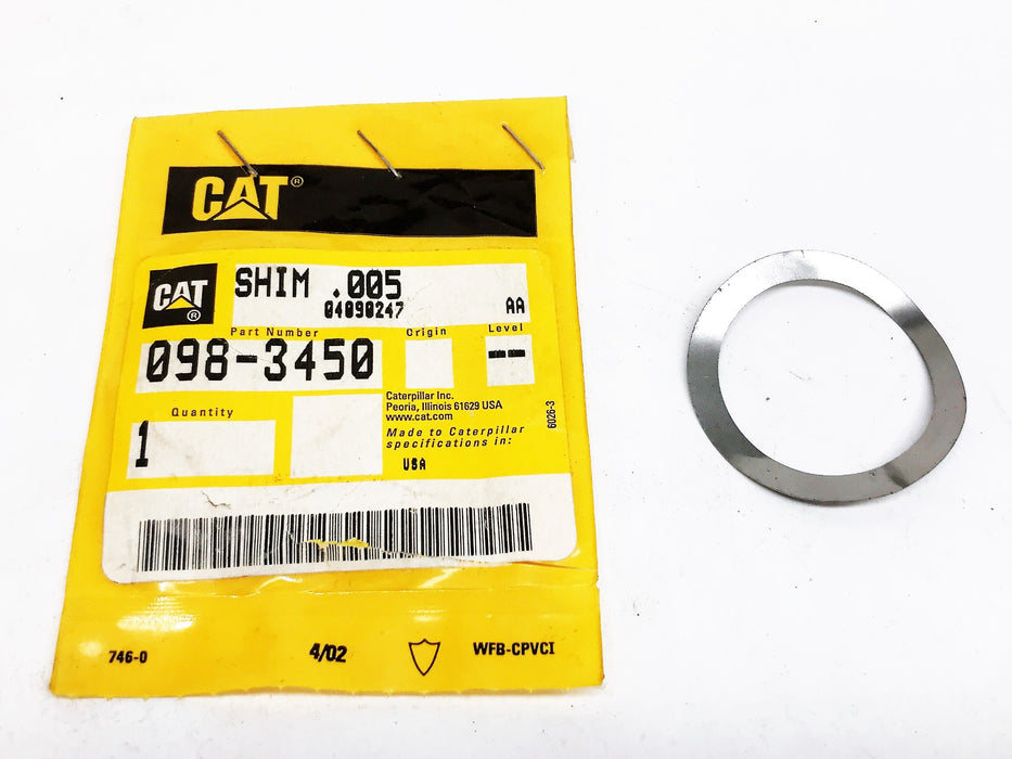 Caterpillar OEM Shim 098-3450 [Lot of 13] NOS