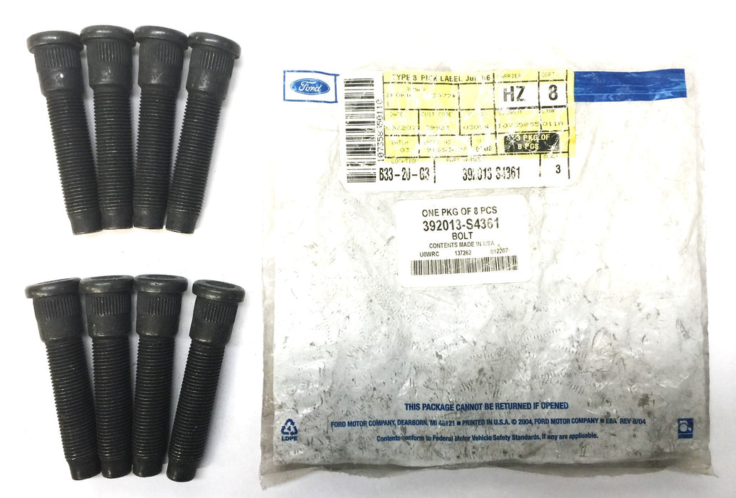 Paquete de pernos Ford Motor Company (8 piezas) 392013-S4361 NOS