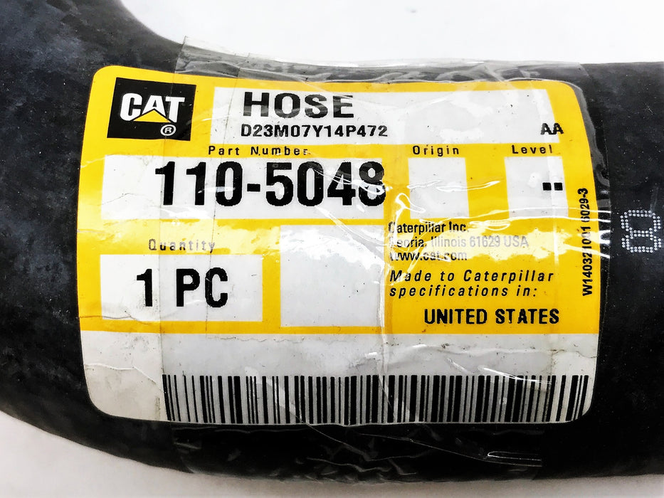Caterpillar Hose for Paving Compactor 110-5048 NOS