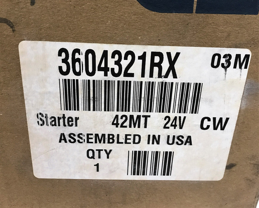 Cummins OEM Re-Manufactured Starter Motor Assembly 3604321RX