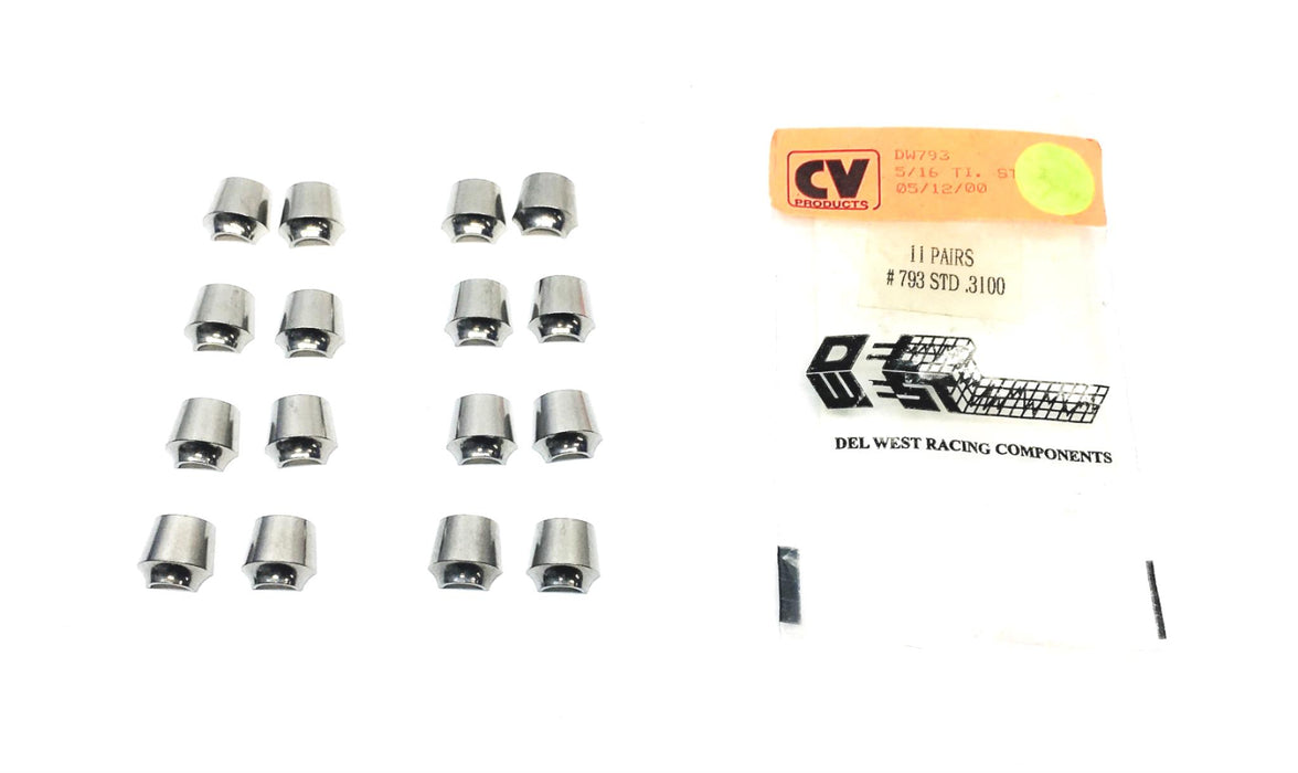 Del West CV Products STD .3100 5/16 Inch TI Lock Pair 793 (DW793) [Lot of 8] NOS