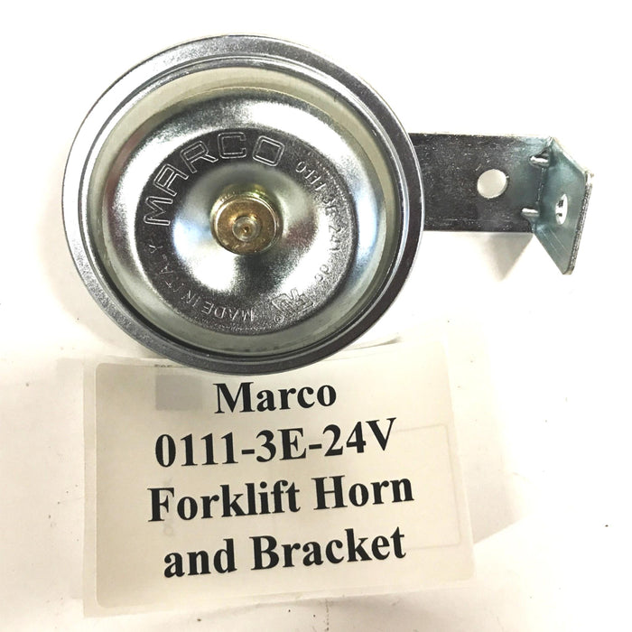 Marco Forklift Horn and Bracket 0111-3E-24V NOS