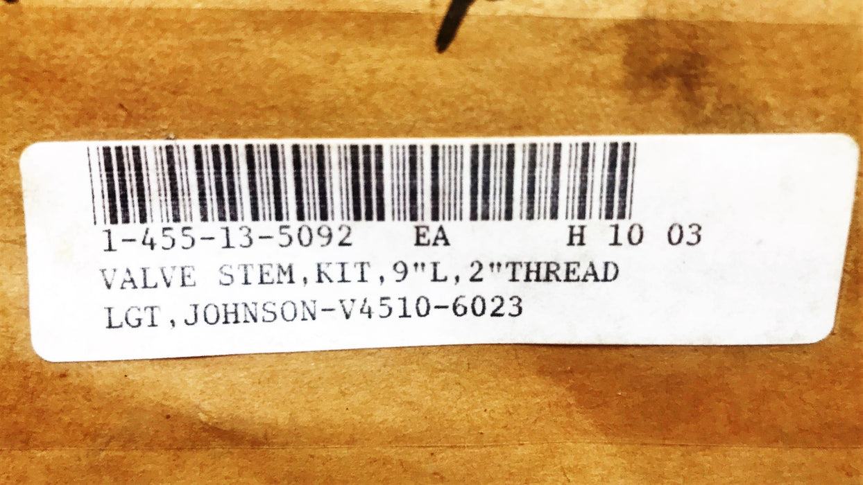 Johnson Controls 9" Valve Stem Kit V-4510-6023 NOS