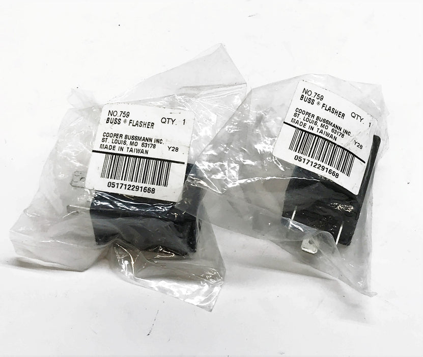 Cooper Bussman Flasher Relay 759 [Lot of 2] NOS