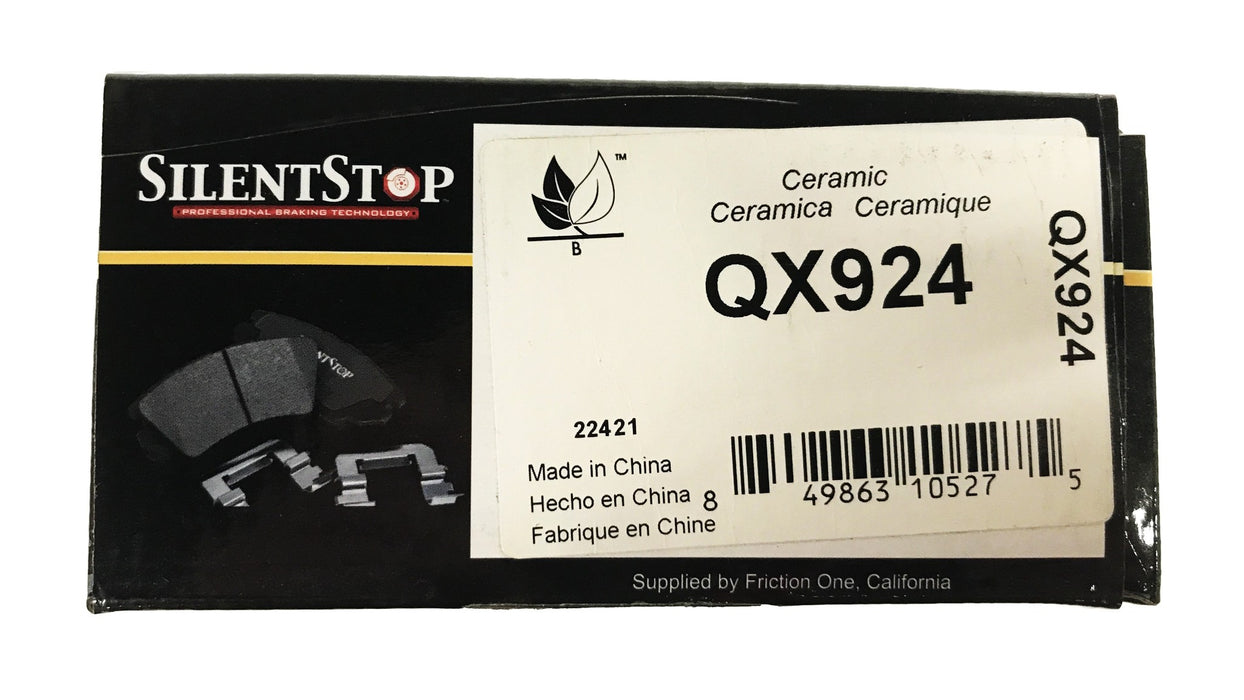 Silent Stop Semi-Metallic Brake Pad Kit QX924 NOS