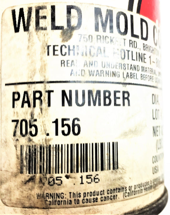 WELD MOLD Welding Rod Tube Pack (10lbs.) WM.705.E.125.14A (705.156) NOS