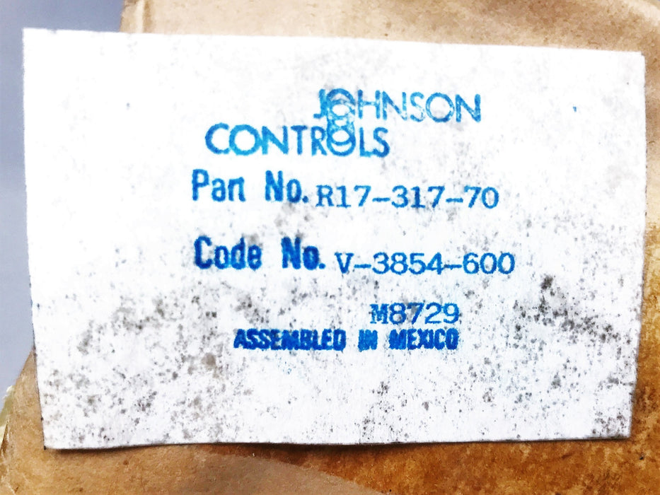 Johnson Controls Stem and Plug Assembly V-3854-600 NOS
