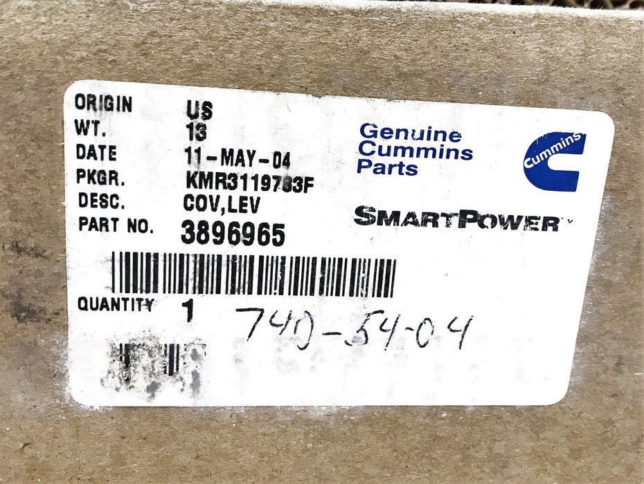 Cummins OEM Rocker Lever Cover 3896965 NOS