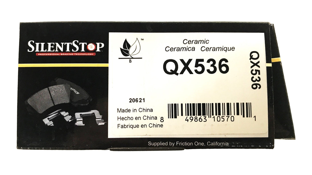 Silent Stop Semi-Metallic Brake Pad Kit QX536 NOS