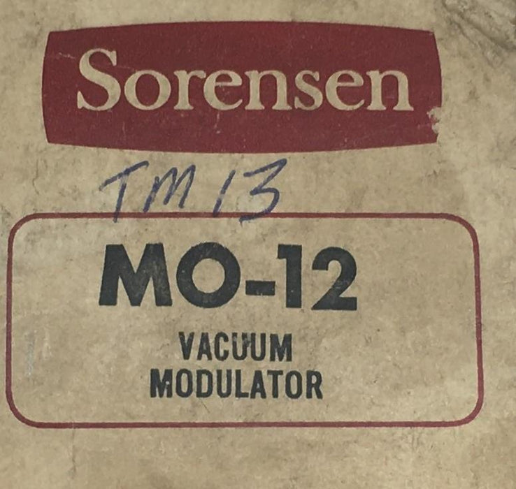 Sorensen Vacuum Modulator MO-12 NOS
