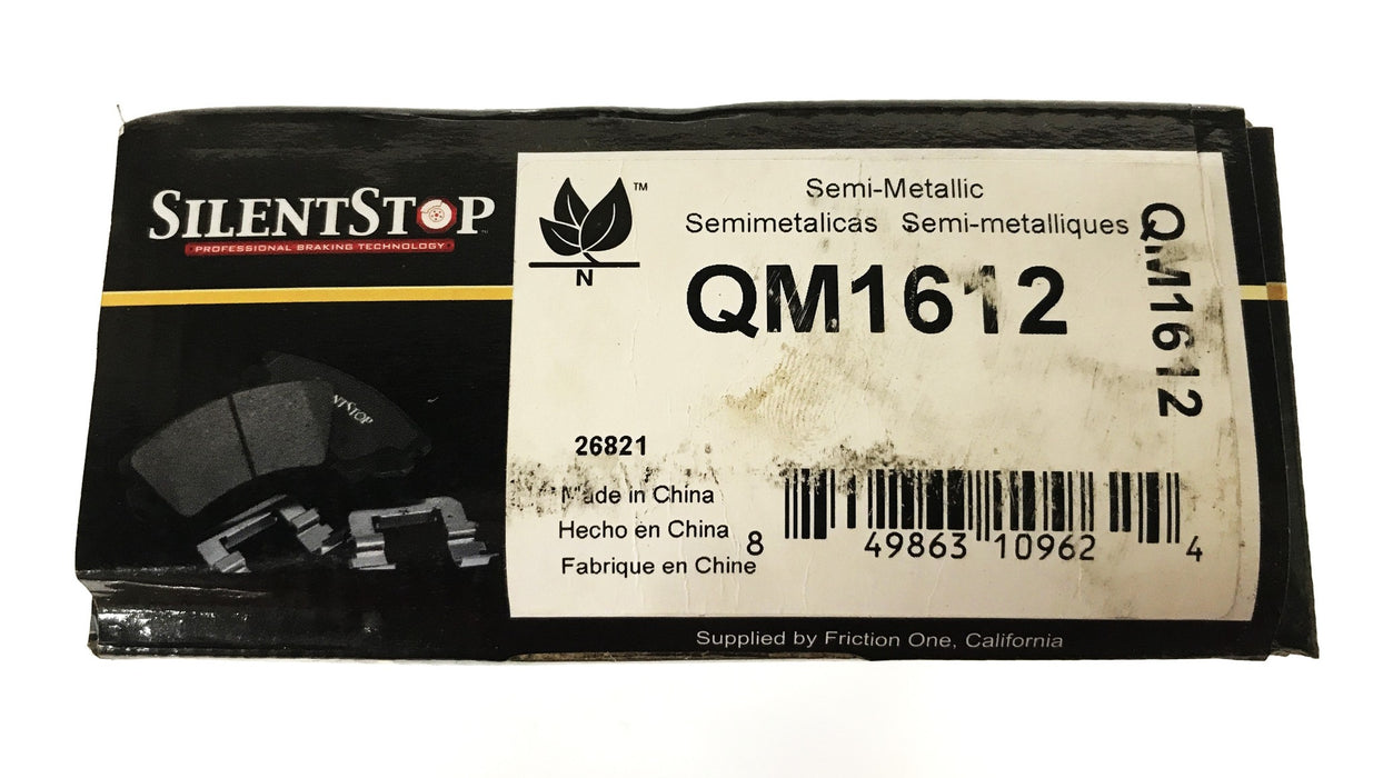 Silent Stop Semi-Metallic Brake Pad Kit QM1612 NOS