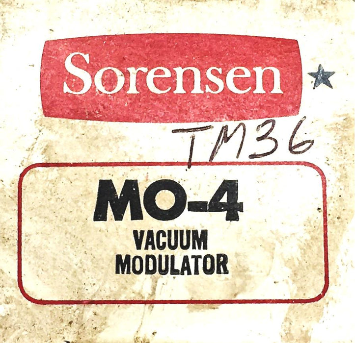 Sorensen Vacuum Modulator MO-4 NOS