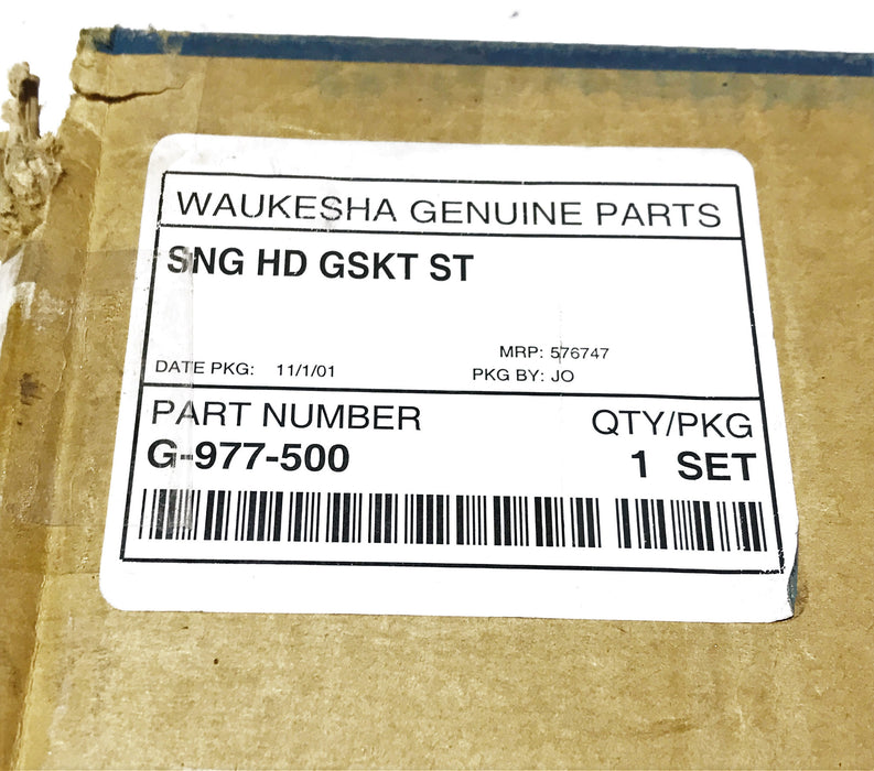 Waukesha OEM Single Head Gasket Set G-977-500 NOS