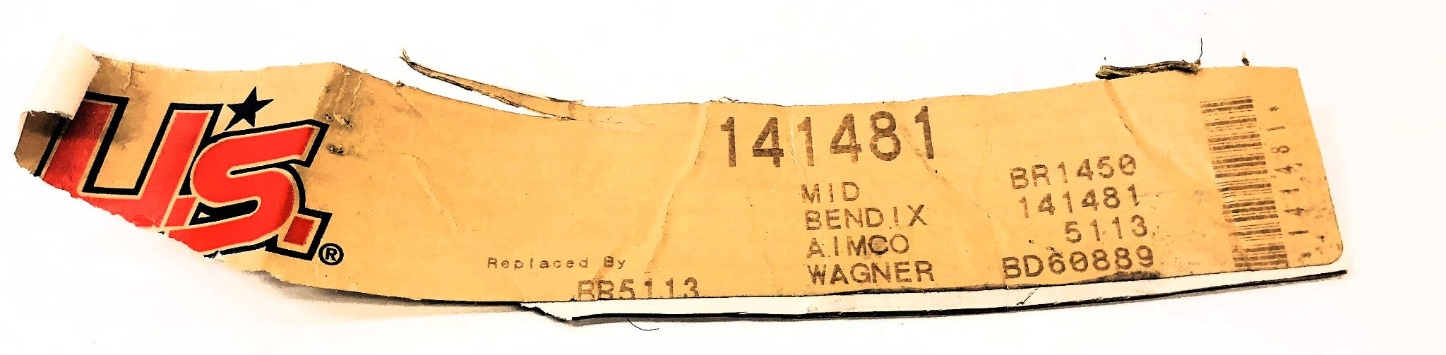 U.S Disc Brake Rotor 141481 (BD60889) NOS