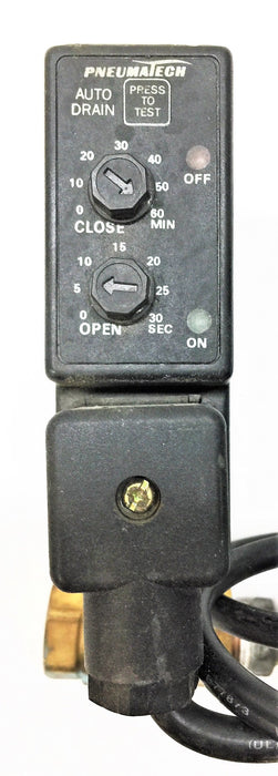 PNEUMATECH Electric Timed Drain and Solenoid Coil 4477-A (VA-000285) USED