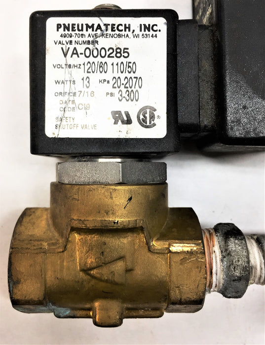 PNEUMATECH Electric Timed Drain and Solenoid Coil 4477-A (VA-000285) USED