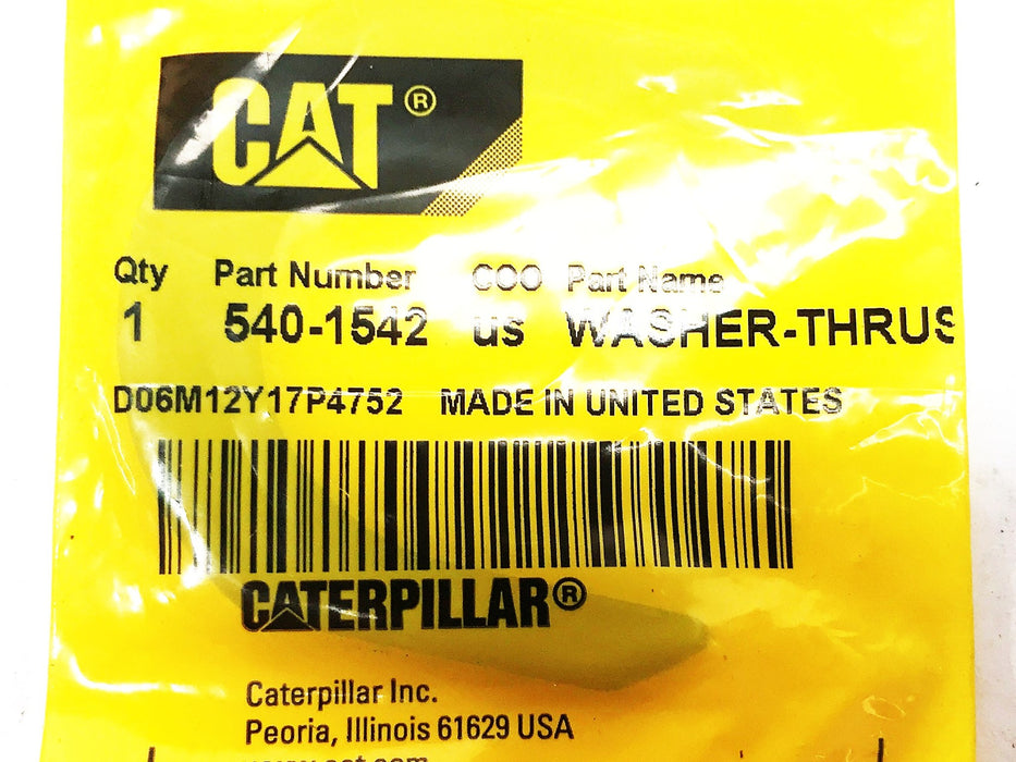 Caterpillar OEM Thrust Washer 540-1542 [Lot of 2] NOS