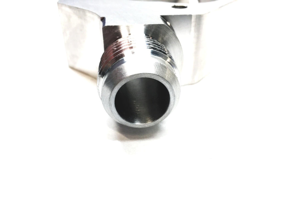 Unbranded 3-1/4x4-1/8x5-1/8 Inch OD Throttle Adapter 2-3/4X2 Inch ID NOS