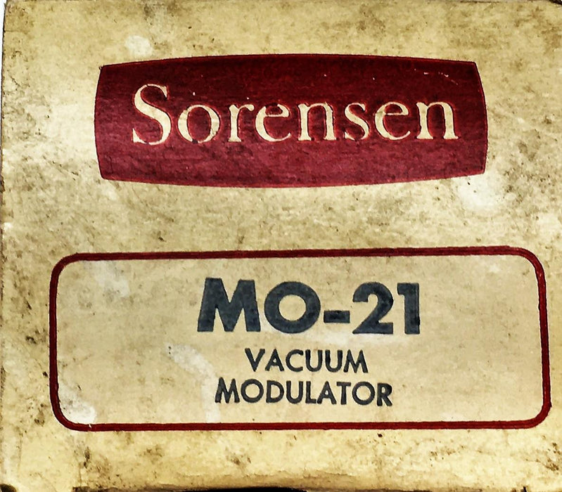 Sorensen Vacuum Modulator MO-21 NOS