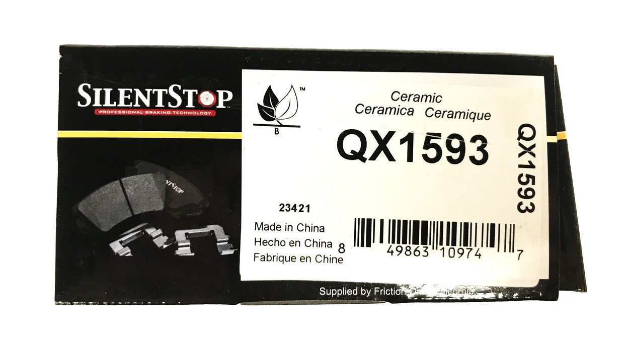 Silent Stop Semi-Metallic Brake Pad Kit QX1593 NOS