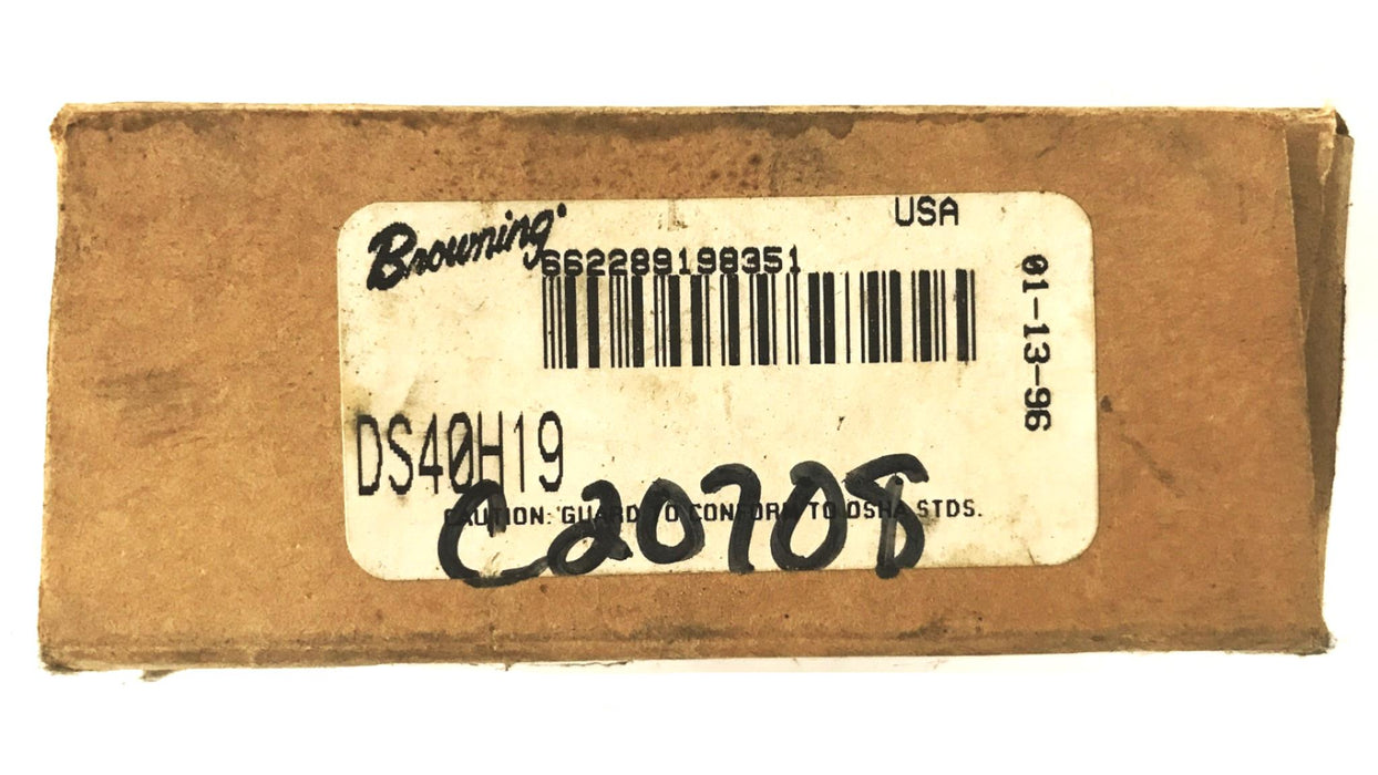 Browning Double Roller Chain Sprocket DS40H19 NOS