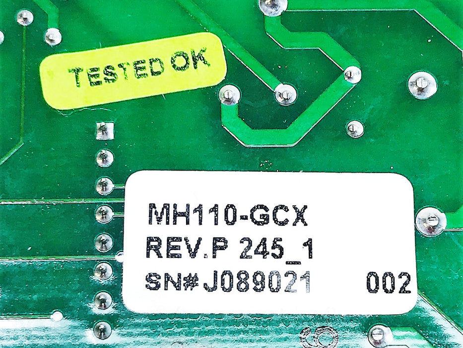 CE Electronics Elevator Circuit Board (Missing Jumper) MH110-GCX USED