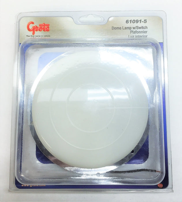 GROTE Dome Lamp w/Switch 61091-5 NOS