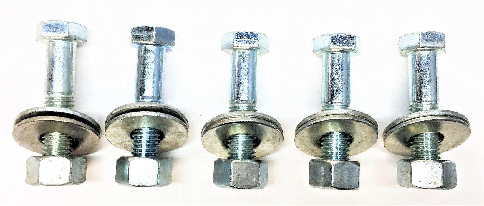 FNL 1/2"-11 x 3" Hex Head Bolt with (2) Washers and Nut [Lot of 5] NOS