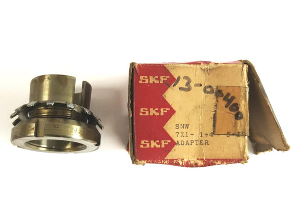 SKF 1-1/4 inch Bearing Adapter Assembly SNW 7X1-1/4 NOS