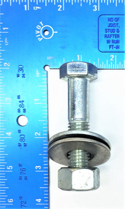 FNL 1/2"-11 x 3" Hex Head Bolt with (2) Washers and Nut [Lot of 5] NOS
