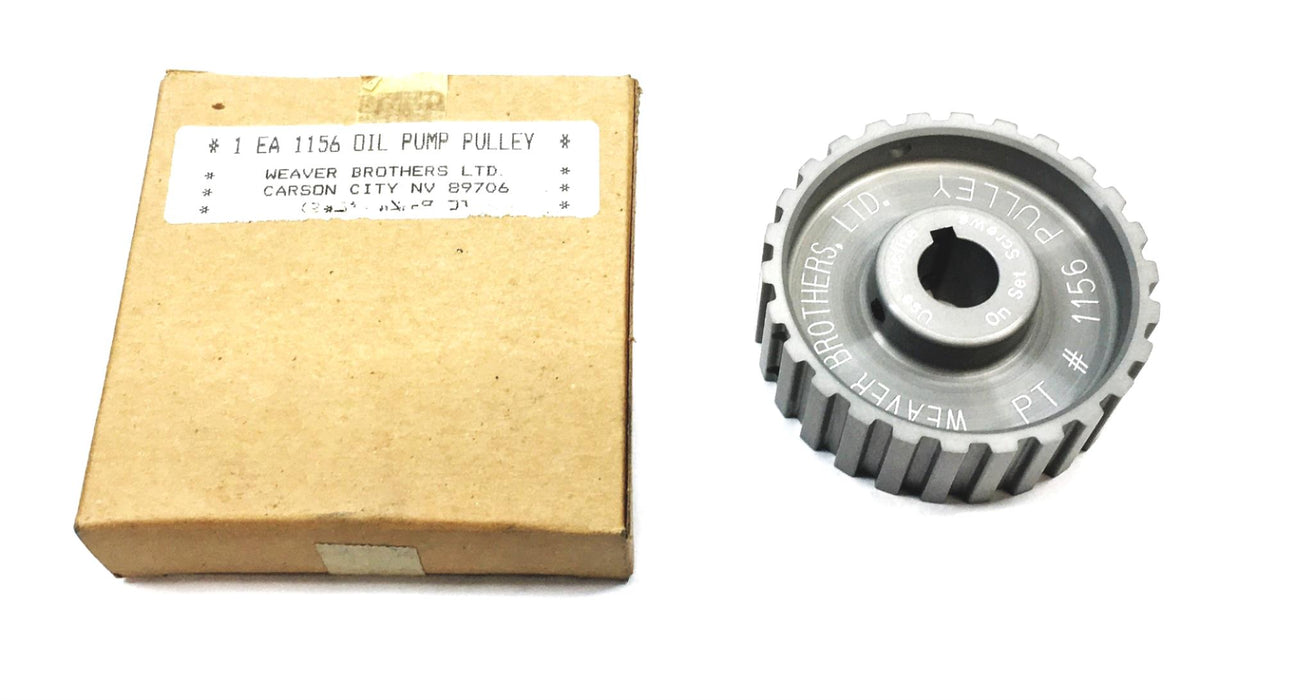 Weaver Brothers 3-1/8 Inch OD 5/8 Inch ID Oil Pump Pulley 1156 NOS