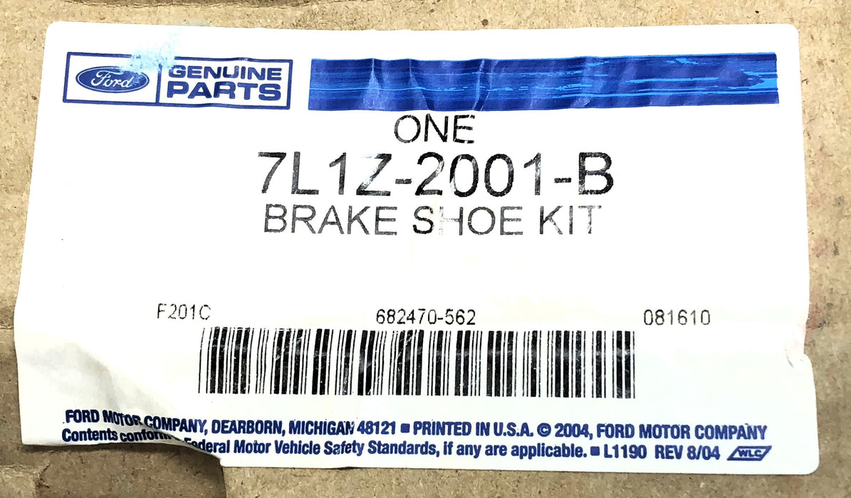 Ford FoMoCo Brake Shoe Kit 7L1Z-2001-B (7L14-2001-A) NOS