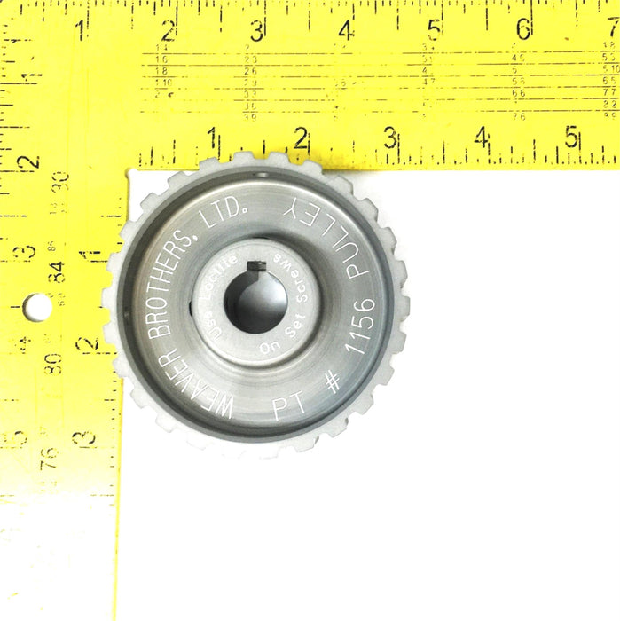 Weaver Brothers 3-1/8 Inch OD 5/8 Inch ID Oil Pump Pulley 1156 NOS