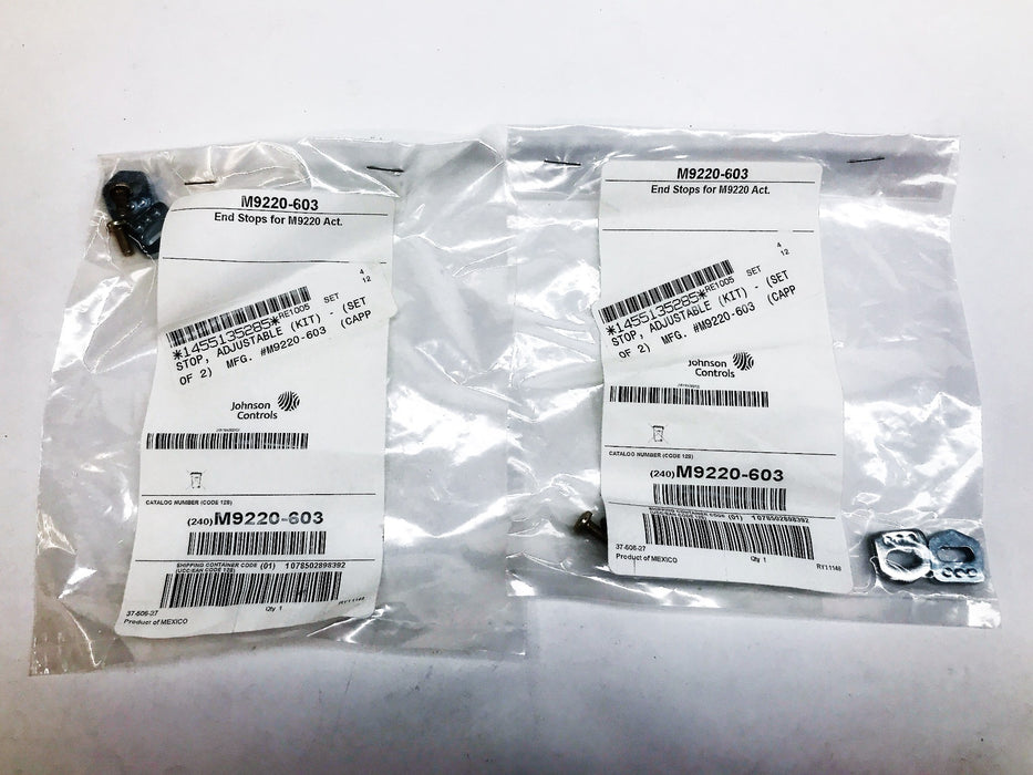 Johnson Controls Adjustable Stop Kit M9220-603 [Lot of 2] NOS