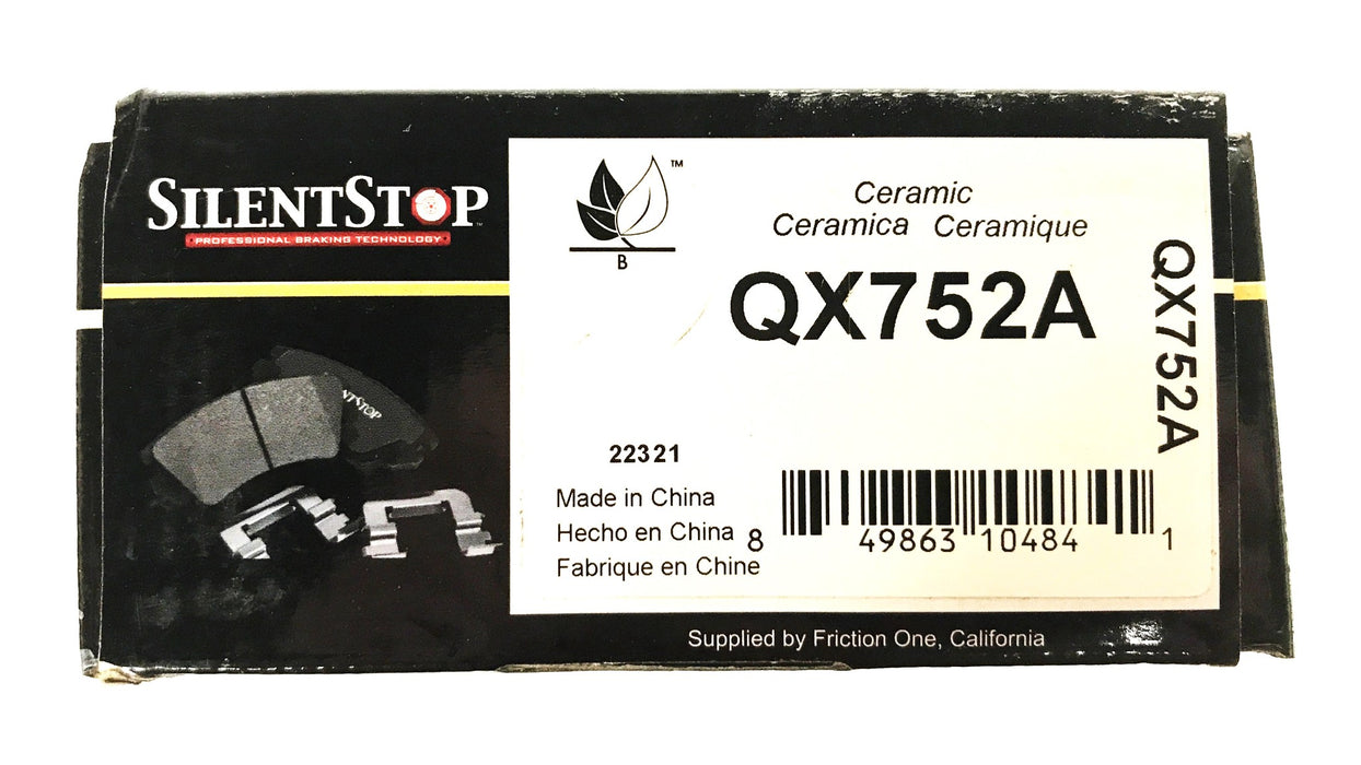 Silent Stop Semi-Metallic Brake Pad Kit QX752A NOS