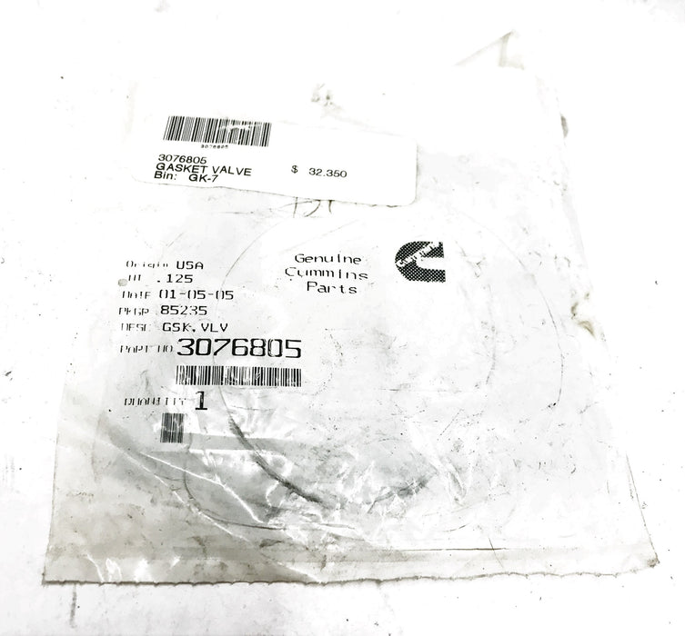 Cummins OEM Throttle Valve Gasket 3076805 NOS
