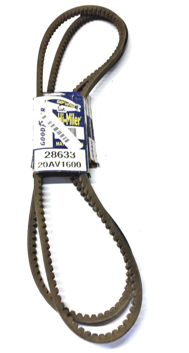 Goodyear "Hi-Miler" Accessory Drive Belt 28633 (20AV1600) [Lot of 2] NOS