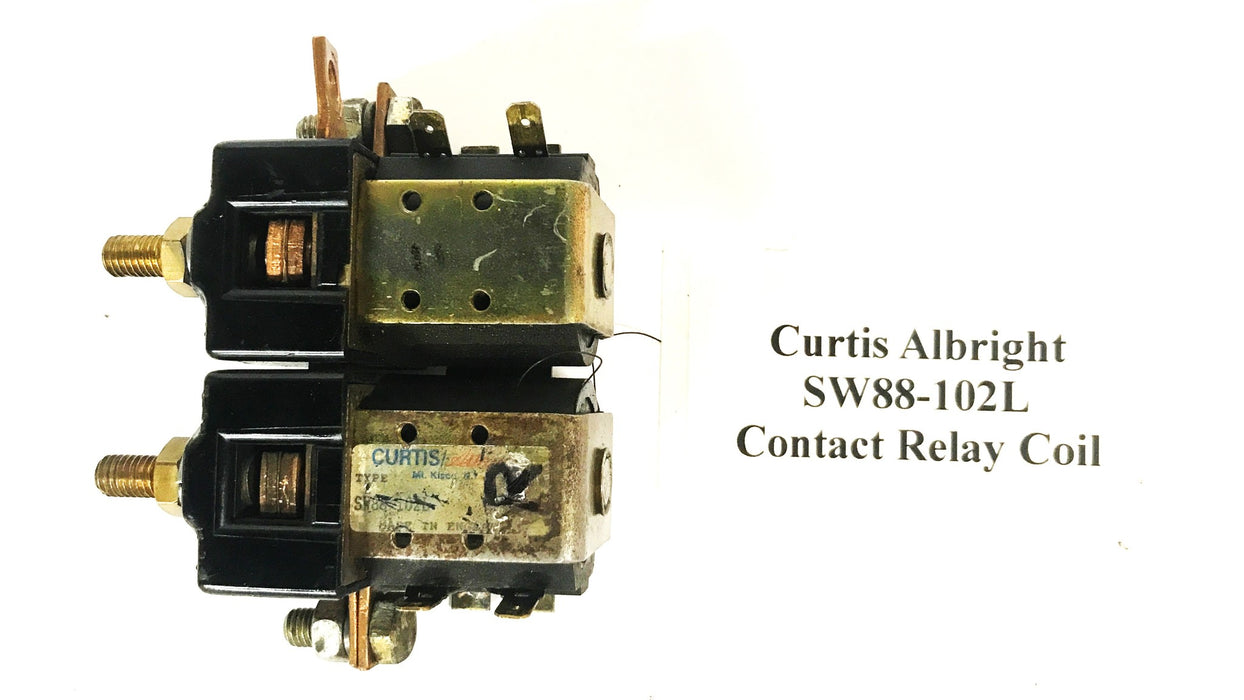 Curtis Albright 24 Volt Contact Relay Coil SW88-102L USED