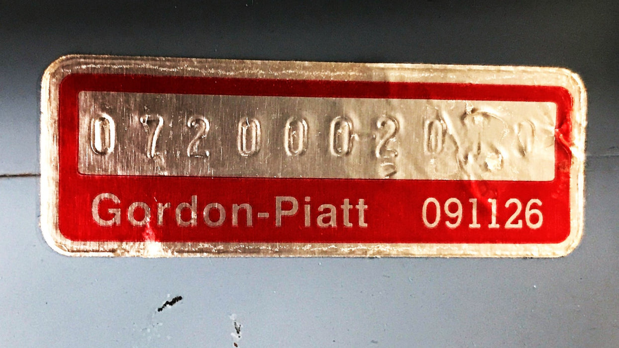 Gordon-Piatt  5-1/2" x 6-1/2" Primary Air Sleeve (Blue/Silver) 0720002010 NOS