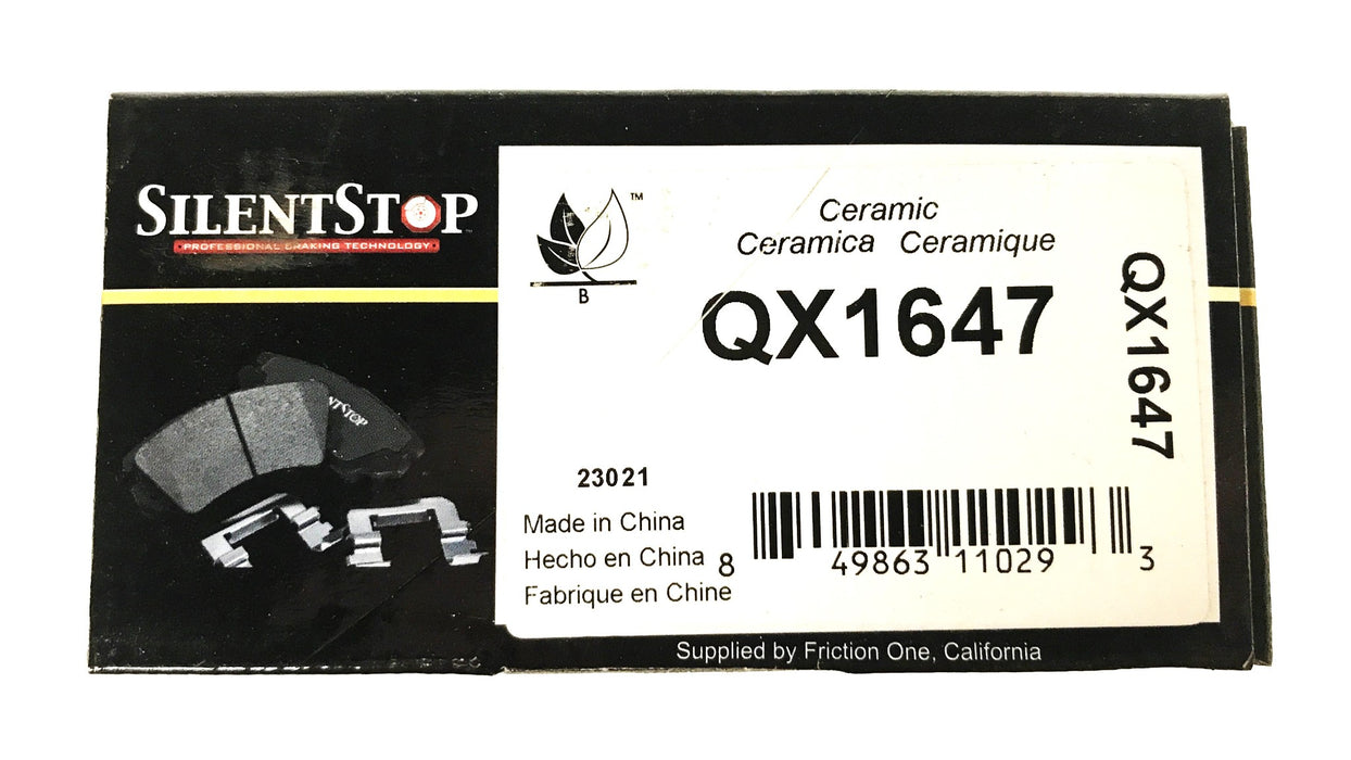 Silent Stop Semi-Metallic Brake Pad Kit QX1647 NOS